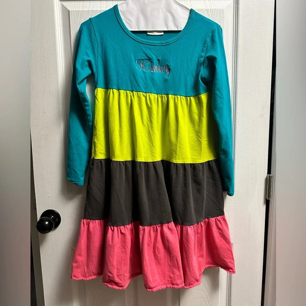 monogrammed dress for girls
